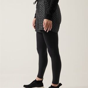 Athleta apres ski shorts, black, size 14